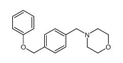 4-[p-(Phenoxymethyl)benzyl]morpholine structure