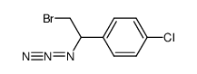 1-(1-azido-2-bromoethyl)-4-chlorobenzene结构式