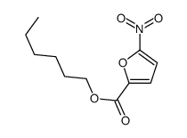 hexyl 5-nitrofuran-2-carboxylate Structure