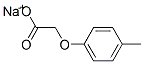 (p-Methylphenoxy)acetic acid sodium salt Structure