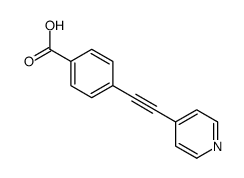 4-(2-pyridin-4-ylethynyl)benzoic acid Structure