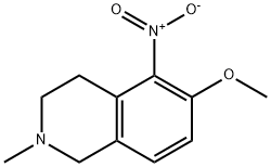 6-Methoxy-2-methyl-5-nitro-3,4-dihydro-1H-isoquinoline picture