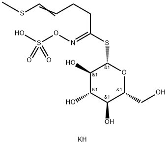 4-甲硫基-3-丁烯基硫代葡萄糖苷钾盐结构式