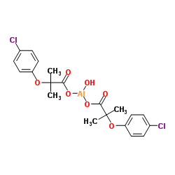 aluminum clofibrate Structure