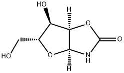 (3AS,5R,6R,6AR)-6-羟基-5-(羟甲基)四氢呋喃并[2,3-D]噁唑-2(5H)-酮图片