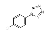 1H-Tetrazole,1-(4-chlorophenyl)- structure