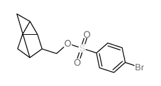 2,3,4,5,6,7-hexahydro-1H-tricyclo[2.2.1.02,6]heptan-3-ylmethyl 4-bromobenzenesulfonate Structure