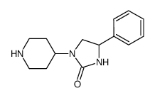 4-phenyl-1-pipeiridin-4-ylimidazolidin-2-one结构式