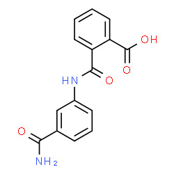 2-{[3-(aminocarbonyl)anilino]carbonyl}benzoic acid Structure