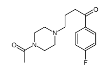 4-(4-acetylpiperazin-1-yl)-1-(4-fluorophenyl)butan-1-one Structure