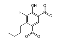 3-butyl-2-fluoro-4,6-dinitrophenol Structure