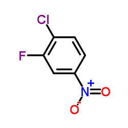 1-Chloro-2-fluoro-4-nitrobenzene Structure