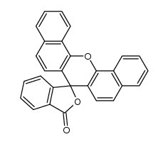 spiro[dibenzo[c,h]xanthene-7,1'-phthalan]-3'-one Structure