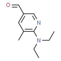 6-(Diethylamino)-5-methylnicotinaldehyde Structure