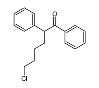 6-chloro-1,2-diphenylhexan-1-one Structure