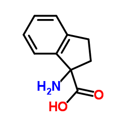 1-Amino-1-indanecarboxylic acid structure