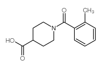 1-(2-甲基-苯甲酰基)-哌啶-4-羧酸图片