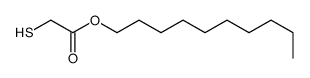 decyl 2-sulfanylacetate结构式