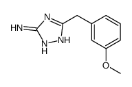 5-(3-甲氧基苄基)-4H-1,2,4-三唑-3-胺结构式