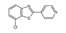 7-chloro-2-(pyridin-4-yl)benzo[d]thiazole Structure