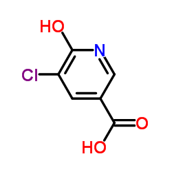 5-氯-6-羟基烟酸结构式