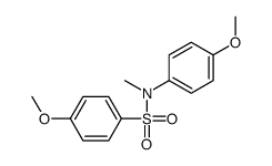 4-methoxy-N-(4-methoxyphenyl)-N-methylbenzenesulfonamide Structure