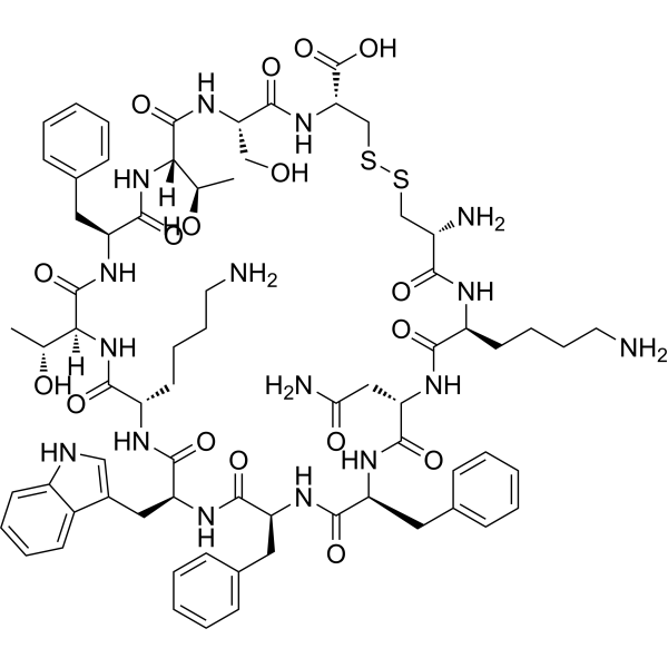 Somatostatin-14 (3-14) structure