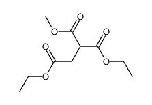 2-Methoxycarbonylbernsteinsaeure-diethylester Structure