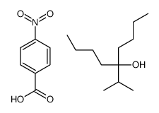 4-nitrobenzoic acid,5-propan-2-ylnonan-5-ol结构式