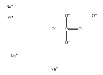 trisodium yttrium bis(phosphate)结构式