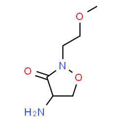 3-Isoxazolidinone, 4-amino-2-(2-methoxyethyl)- (9CI) structure