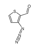 3-azido-2-thiophenecarbaldehyde结构式