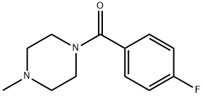 1-(4-fluorobenzoyl)-4-methylpiperazine Structure