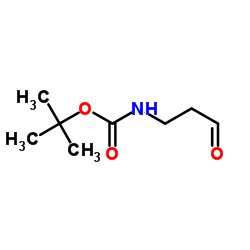 2-Methyl-2-propanyl (3-oxopropyl)carbamate Structure