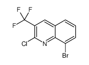 8-Bromo-2-chloro-3-(trifluoromethyl)quinoline picture