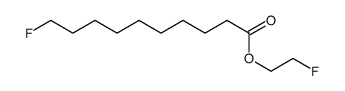 10-Fluorodecanoic acid 2-fluoroethyl ester Structure