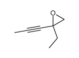 2-ethyl-2-prop-1-ynyl-oxirane Structure