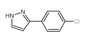 3-(4-氯苯基)-1H-吡唑结构式