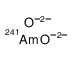 americium-241,oxygen(2-) Structure