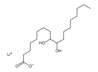 lithium 9,10-dihydroxyoctadecanoate结构式