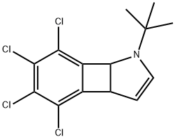 4,5,6,7-Tetrachloro-1-(1,1-dimethylethyl)-3a,7b-dihydro-1H-benzo[3,4]cyclobuta[1,2-b]pyrrole Structure