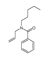 N-pentyl-N-prop-2-enylbenzamide结构式