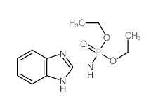 Phosphoramidic acid, 1H-benzimidazol-2-yl-, diethyl ester(9CI) Structure