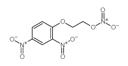 Ethanol,2-(2,4-dinitrophenoxy)-, 1-nitrate Structure