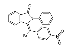 3-(α-Brom-4-nitro-benzyliden)-2-phenyl-isoindolin-1-on Structure