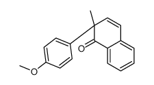 2-(4-methoxyphenyl)-2-methylnaphthalen-1-one Structure