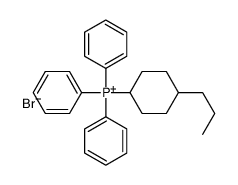 triphenyl-(4-propylcyclohexyl)phosphanium,bromide Structure