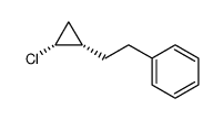 cis-1-Phenethyl-2-chlorocyclopropan Structure