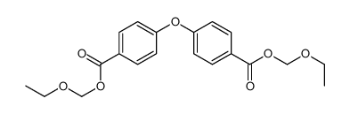 ethoxymethyl 4-[4-(ethoxymethoxycarbonyl)phenoxy]benzoate结构式