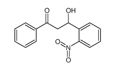 3-hydroxy-3-(2-nitrophenyl)-1-phenylpropan-1-one Structure